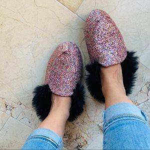 Victoria’s Secret Glam Glitter Slippers